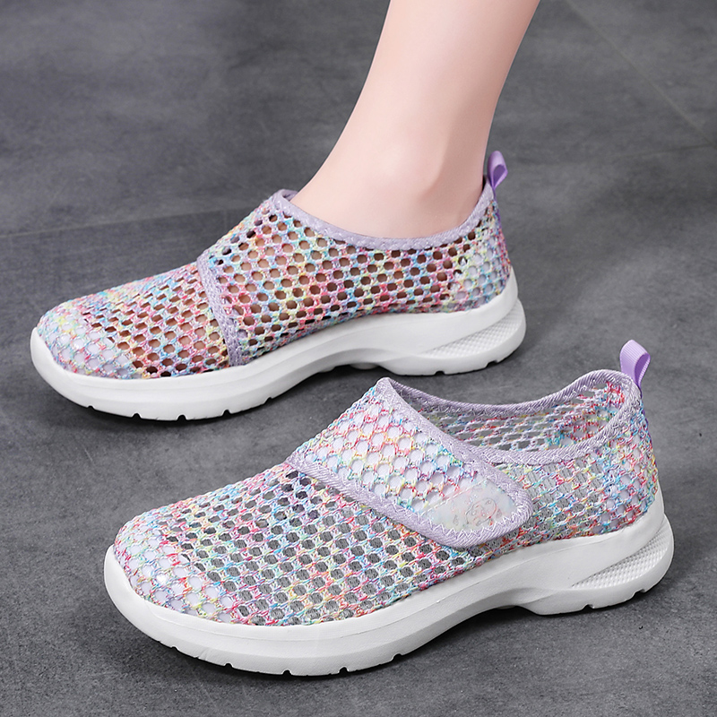 轻便不累脚中老年妈妈网面运动鞋