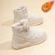 新款 保暖短靴大码 42码 加绒加厚雪地靴女2025冬季 防水防滑妈妈棉鞋