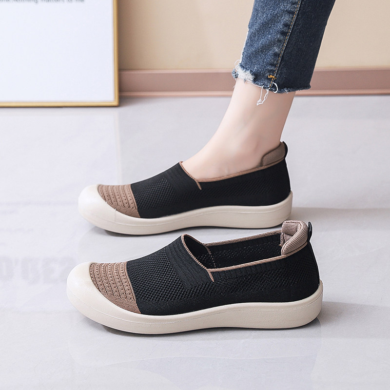 老北京布鞋女2026春季新款一脚蹬老人鞋防滑软底不累脚妈妈运动鞋,女鞋,网面鞋,淘宝优惠券,粉丝福利购,淘宝优惠卷