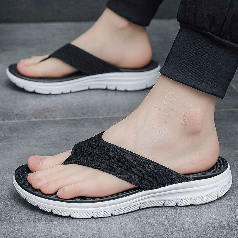 拖鞋男2025新款夏季人字拖外穿潮男士沙滩鞋轻便软底大码夹脚男鞋,流行男鞋,人字拖,淘宝优惠券,粉丝福利购,淘宝优惠卷