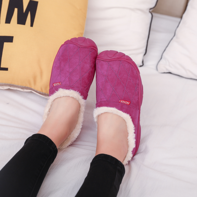 老人棉拖鞋女冬季新款老年人棉鞋