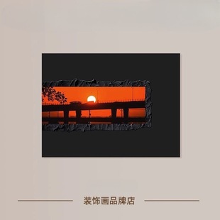 2026新款高级感小众电表箱遮丑装饰画多媒体网络箱遮挡WiFi弱电箱