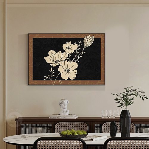 中古风电表箱装饰画小众复古配电箱遮挡挂画艺术抽象弱电闸箱壁画