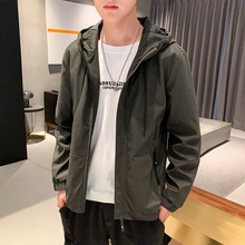 外套上衣服潮流 夹克修身 休闲韩版 男生帅气薄款 春秋季 2019新款 男士