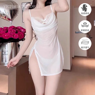 Victoria维多利亚性感睡裙女款 丝诱惑网纱舒适家居服 2025夏季 新款