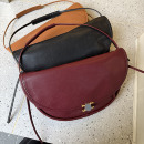 AIBIXIN原创 小号半月包翻盖单肩斜挎包腋下包 柔软真皮凯旋门新款