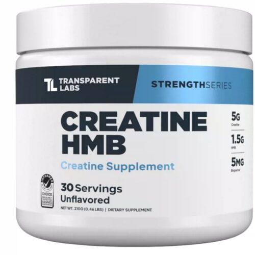 美国Transparent Labs 肌酸HMB 水合物粉末含HMB肌肉生长增强力量