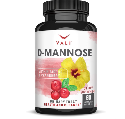 美国VALI D-甘露糖 1000mg尿路健康 蔓越莓果粉和芙蓉 膀胱 清洁