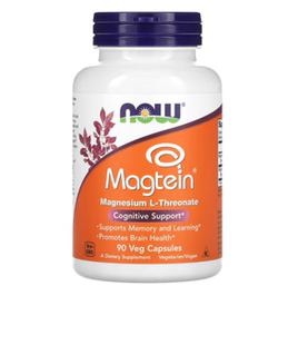 美国NOW Foods Magtein L-苏糖酸镁 90粒胶囊