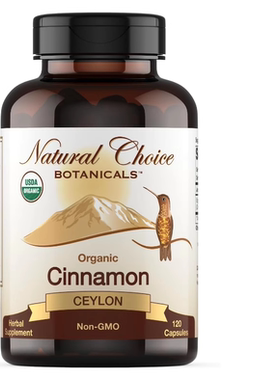 美国Natural Choice Botanicals 锡兰肉桂补充剂 100种蔬菜胶囊