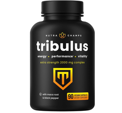 NutraChamps 2000mg男女蒺藜皂苷 玛卡粉末和黑胡椒提取物90粒