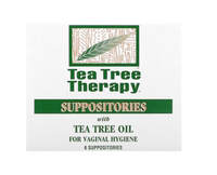 美國(guó)Tea Tree Therapy 茶樹(shù)油栓劑女性私處部位衛(wèi)生潤(rùn)滑 6 粒膠囊