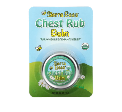 美国Sierra Bees胸部按摩膏 桉树和薄荷保养胸部（17 克）