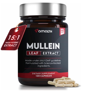 美国AMALTH Mullein 毛蕊叶提取物(15:1) 肺部呼吸肺清洁补充剂