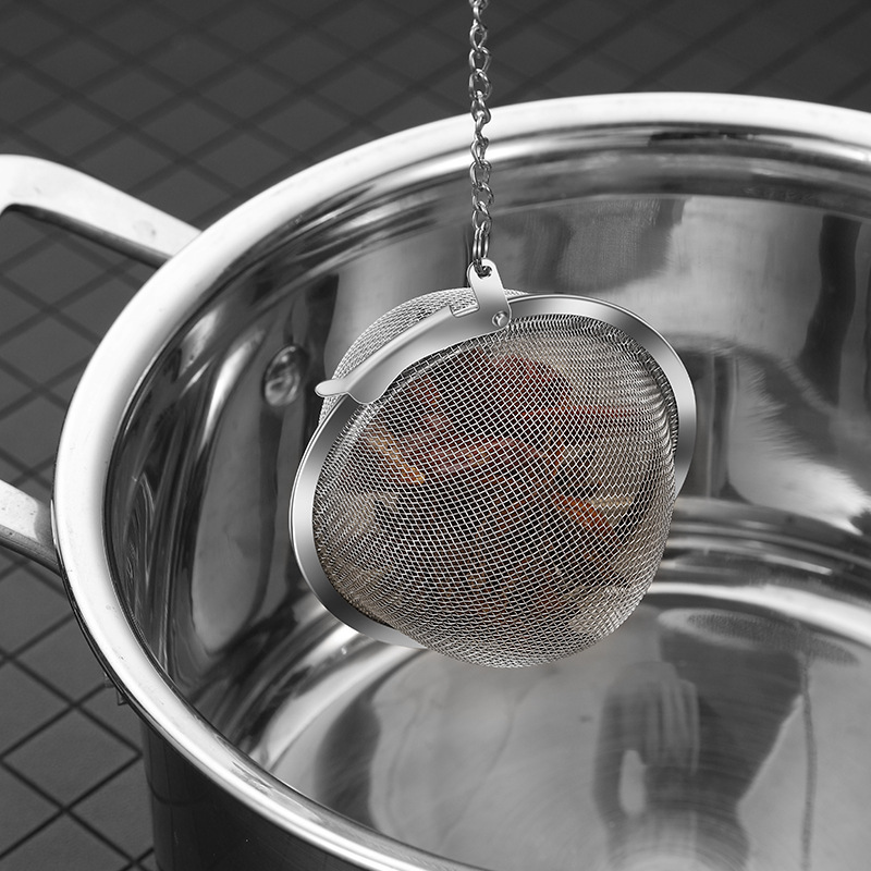 304不锈钢调料球味宝茶球家用泡茶球火锅卤料过滤调味球-封面
