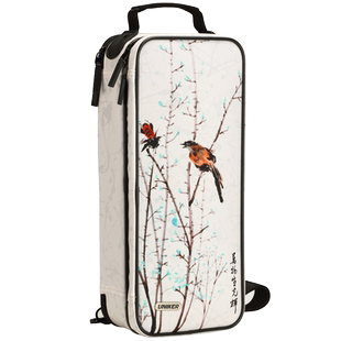 UNIKER文房四宝收纳袋 学生书画包笔袋创意书法课美术包手提斜跨