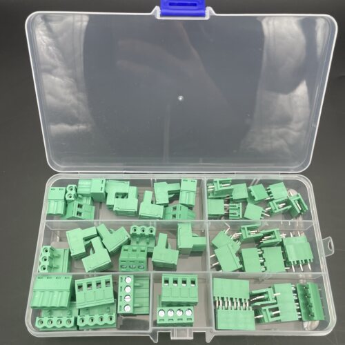 2EDG 5.08mm插拔式pcb接线端子2P3P4P直脚插头针座整套 盒装50PCS