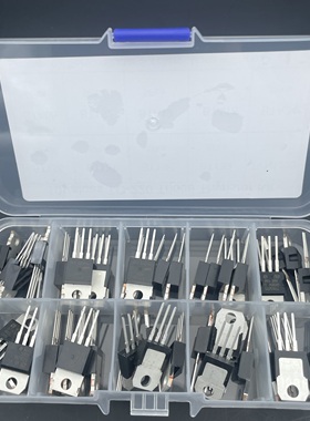 10种常用单/双向可控硅晶闸管BT136/BTA08/BTA12/TYN1225直插混装