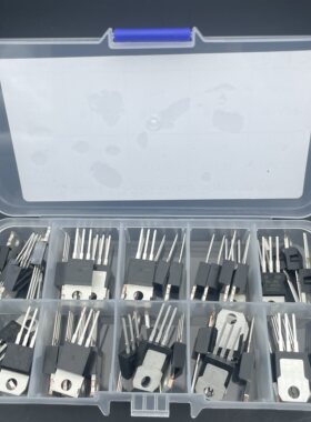 10种常用单/双向可控硅晶闸管BT136/BTA08/BTA12/TYN1225直插混装