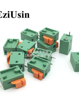 间距5.08MM环保 KF142V-1PPCB弹簧式 250V/10A PCB焊接接线端子