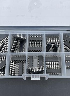 74LS00N 02/04/08N/32直插 DIP14输入端四与非门芯片套盒装50PCS