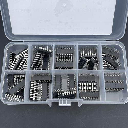 74LS00N 02/04/08N/32直插 DIP14输入端四与非门芯片套盒装50PCS