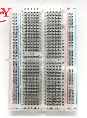 透明 迷你小面包板 400孔 迷你面包板（透明）83X55 mm