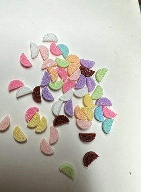 跨境马卡龙混饼干奥利奥莱姆树脂美穿戴甲手作球diy填充捏捏铺面