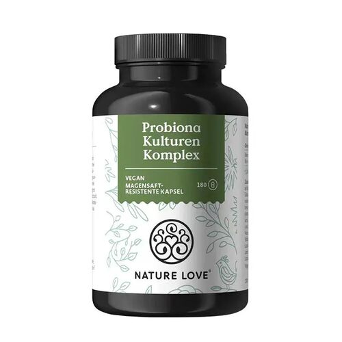 德国NatureLove进口有机益生菌肠胃均衡200亿消化免疫胶囊180粒