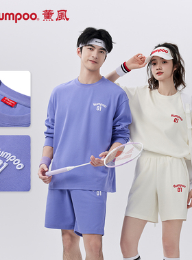 薰风新款羽毛球运动服T恤休闲时尚潮流跑步训练上衣K242U-3151