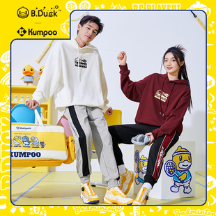 6054 男舒适透气女印花棉KKU 薰风小黄鸭联名新款 羽毛球服运动长裤