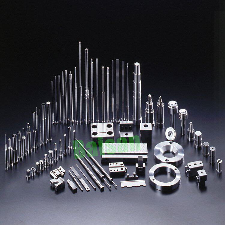 非标模具配件h13顶推出扁针 热作模司筒导套注塑镶件磨牙芯子加工
