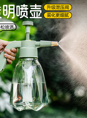 喷壶浇花家用压力洒水壶喷雾器浇水清洁专用气压式喷水壶养花小瓶