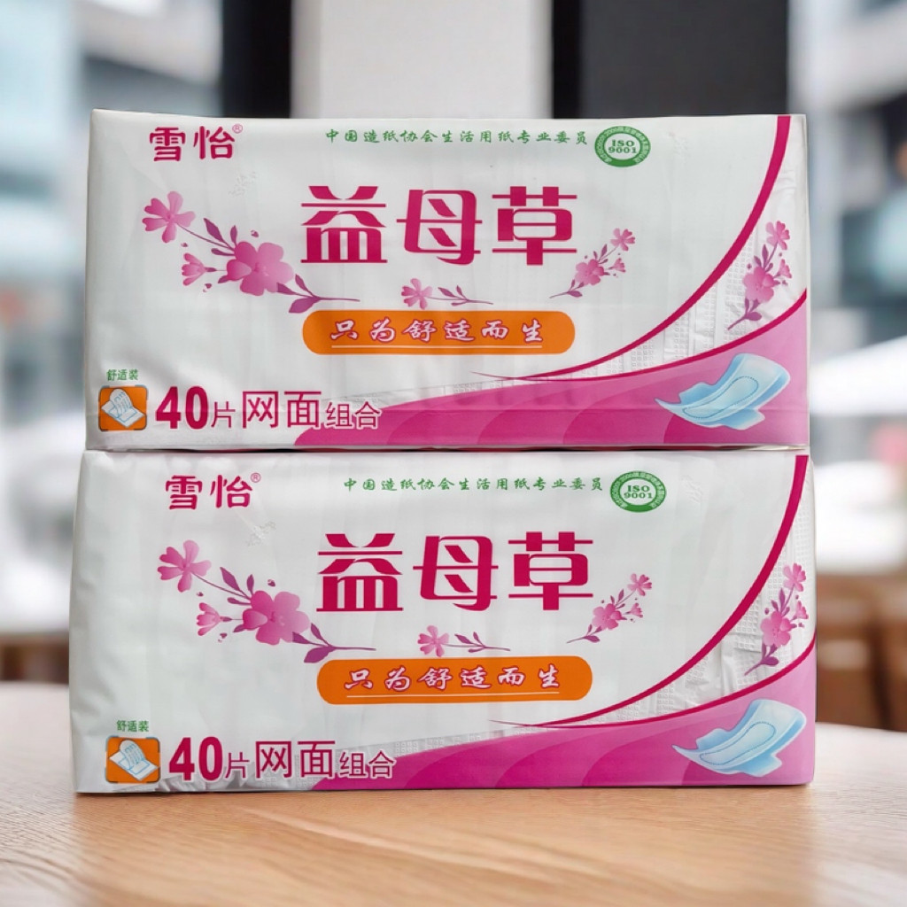 雪怡益母草日夜组合超薄干爽网面