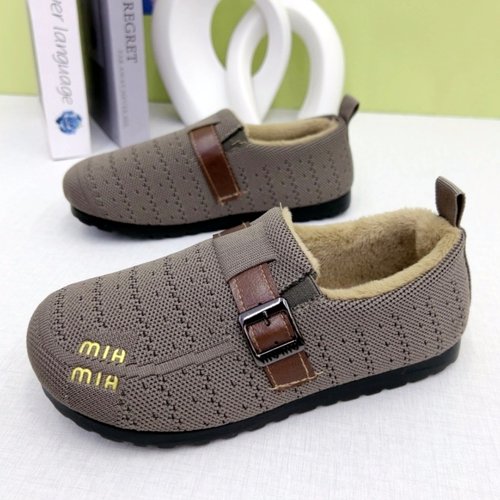 秋冬新款一脚蹬休闲棉鞋女鞋