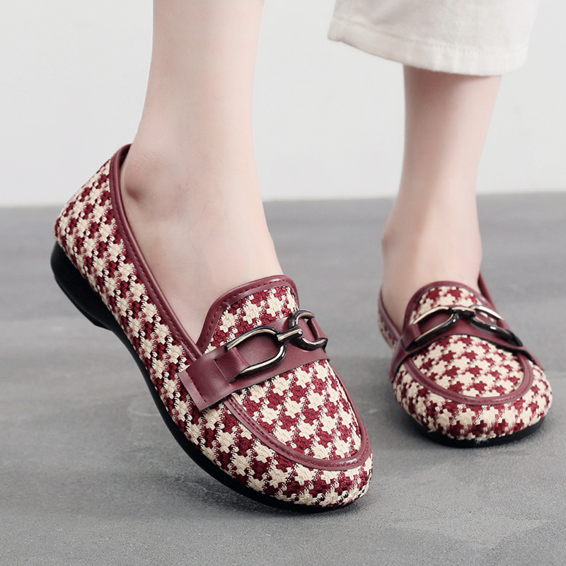 春秋乐福鞋懒人一脚蹬百搭