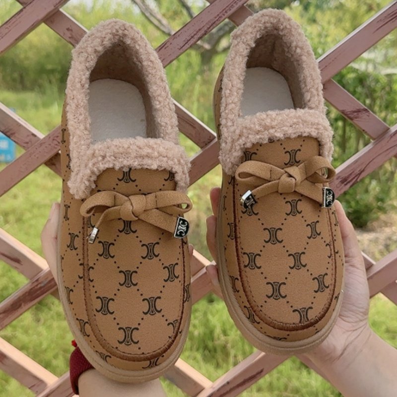 冬季老北京棉鞋女2024新款加绒保暖一脚蹬妈妈鞋加厚防滑豆豆棉鞋,女鞋,棉鞋,淘宝优惠券,粉丝福利购,淘宝优惠卷