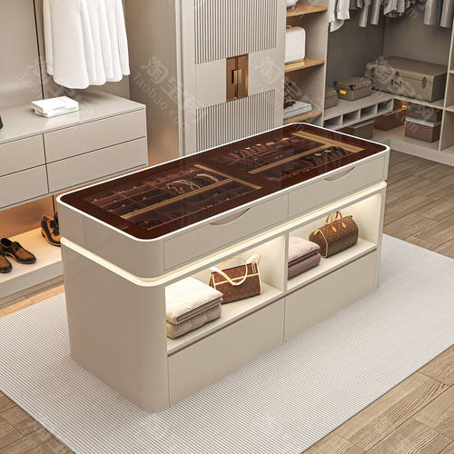 意式极简轻奢斗柜首饰收纳展示