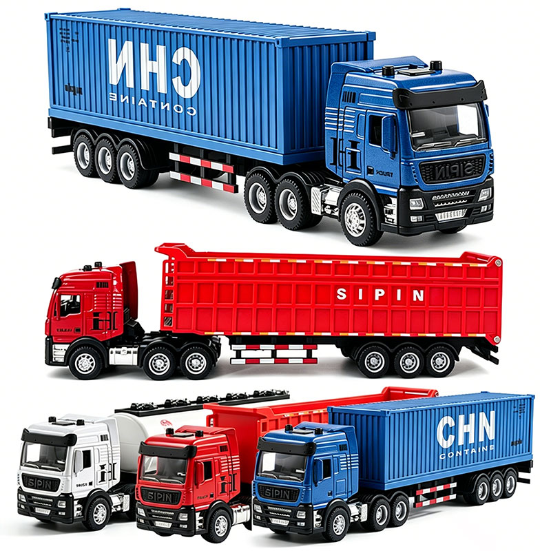 大号合金运输车玩具汽车货柜车