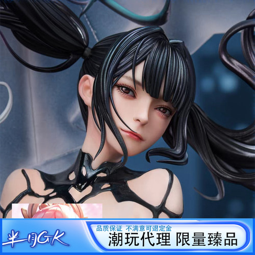 漫威毒液女手办雕像模玩