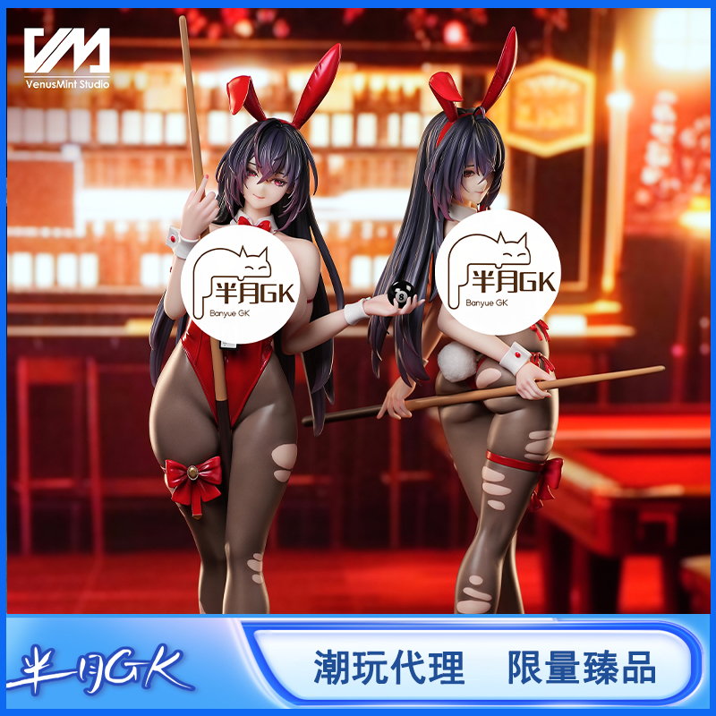 桌球兔女郎大风手办雕像