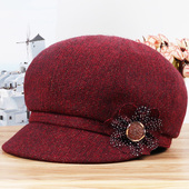 中老年人帽子女春秋天妈妈布帽单短檐遮阳帽休闲老人帽奶奶鸭舌帽