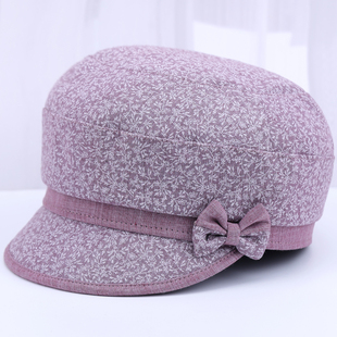 中老年人帽子女春秋季 贝雷帽老人奶奶布帽老太太帽 妈妈鸭舌帽薄款