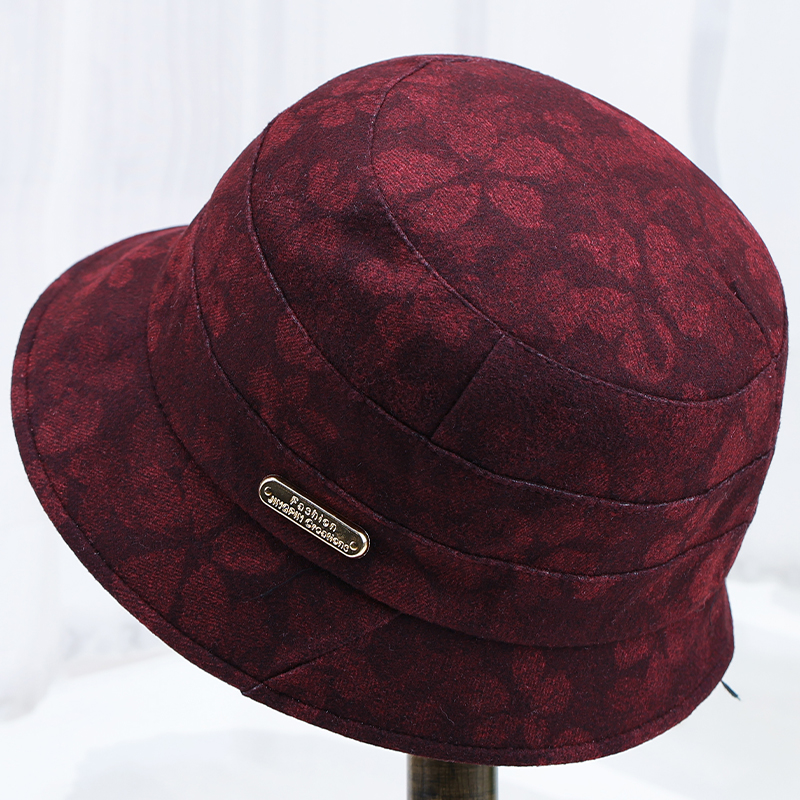 秋冬天中老年人帽子女妈妈加厚加棉盆帽老人奶奶保暖棉帽老太太帽