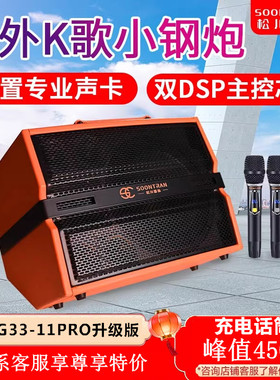 松川国际SG33-11pro专业级户外移动乐器弹唱K歌广场露营蓝牙音箱