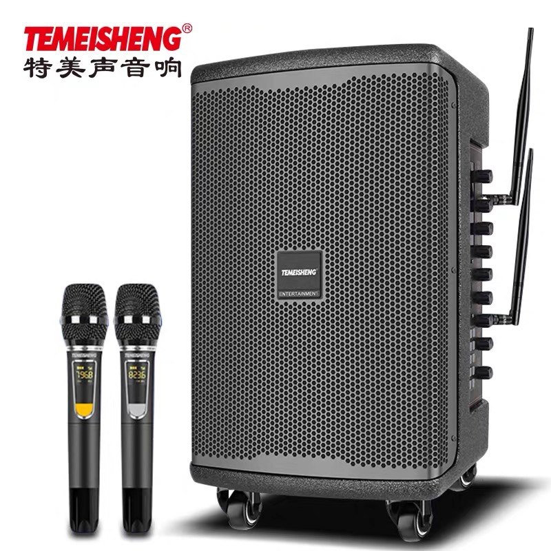 特美声JT10-66户外多用途弹唱直播演艺专业移动音响10寸便携音箱