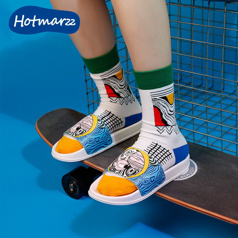 hotmarzz/黑玛拖鞋女夏外穿时尚可爱仙女防滑家居平底情侣凉拖鞋,女鞋,一字拖,淘宝优惠券,粉丝福利购,淘宝优惠卷