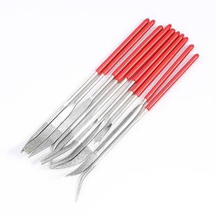 异形什锦锉刀金属模具整形去毛刺打磨工具扁平三角半圆小型钢锉刀