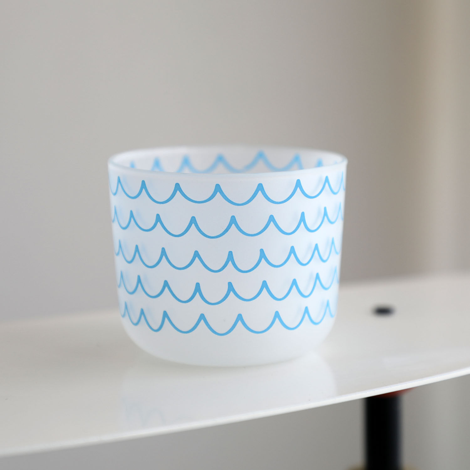 波点条纹玻璃杯高颜值咖啡杯