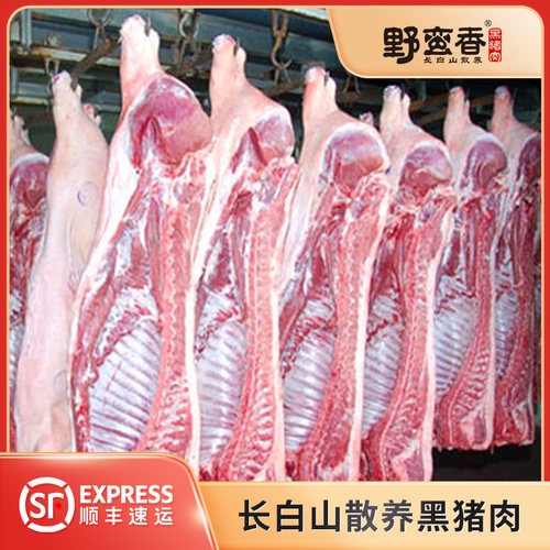 长白山散养新鲜笨猪肉
